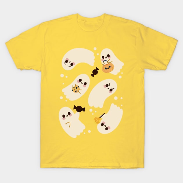 Sweet Ghosts T-Shirt by Lobomaravilha